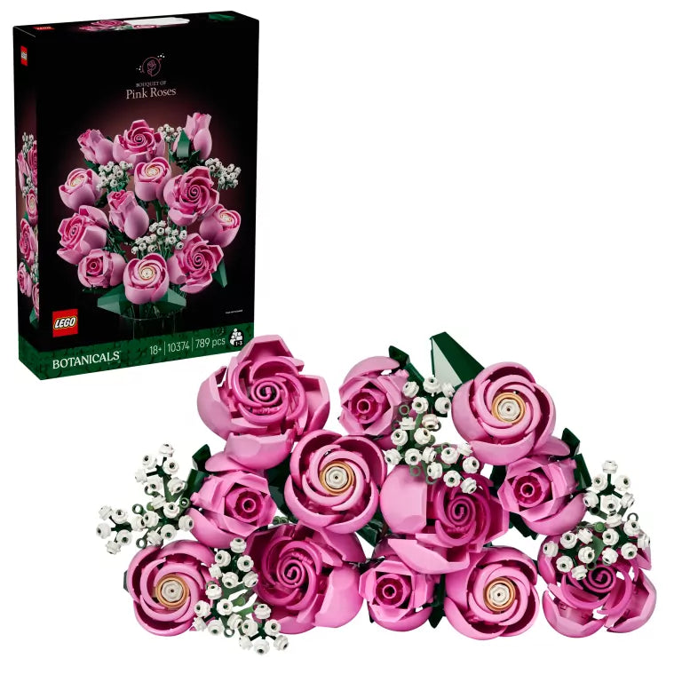 LEGO® Botanicals. Bukiet różowych róż 10374