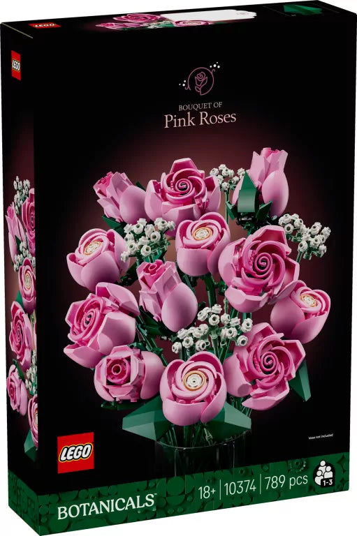 LEGO® Botanicals. Bukiet różowych róż 10374