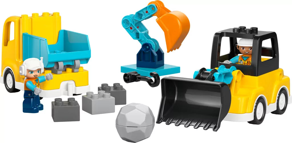 LEGO® Duplo.  Maszyny budowlane 3w1 10475