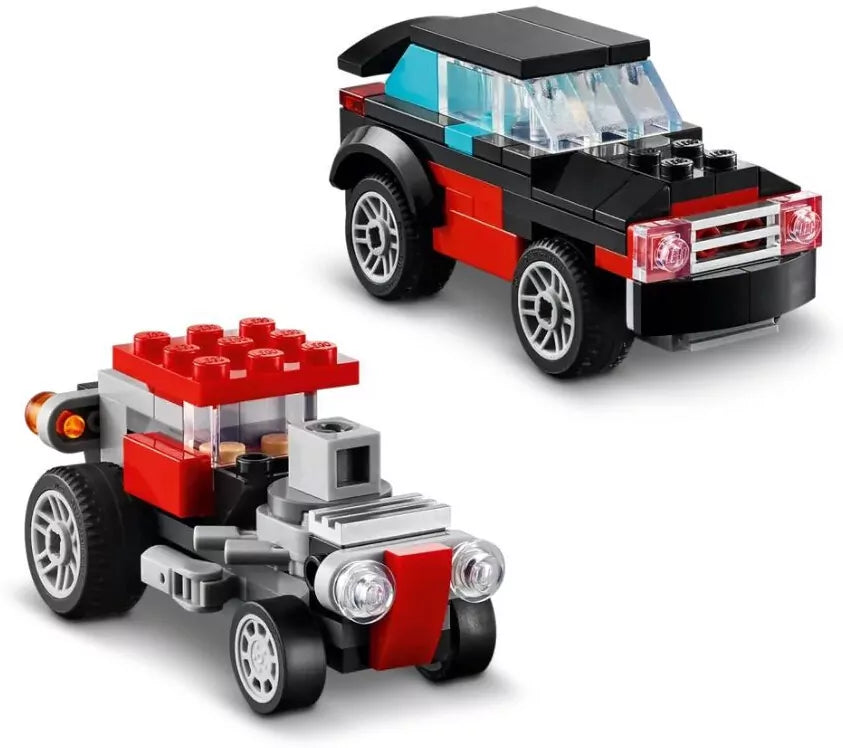 LEGO® Creator. Ciężarówka z platformą i helikopterem 31146