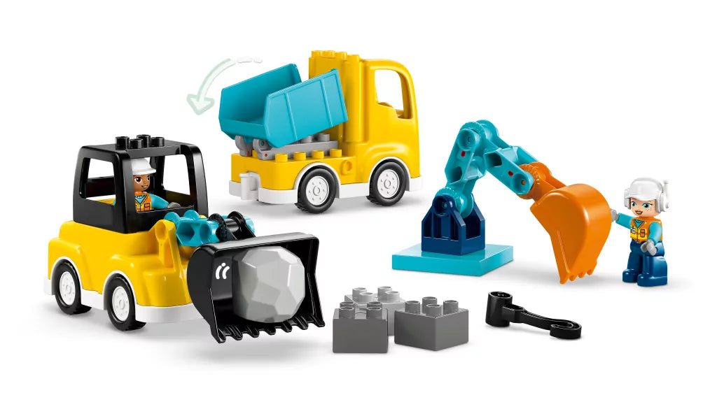 LEGO® Duplo.  Maszyny budowlane 3w1 10475