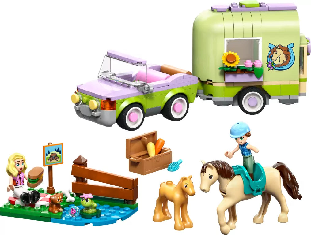 LEGO® Friends. Przyczepa z koniem 42695