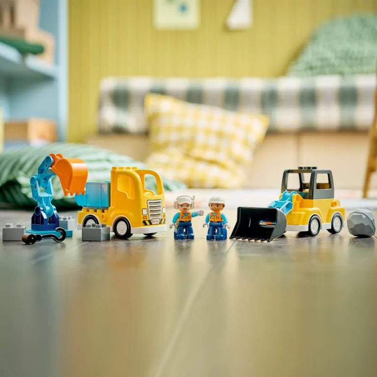 LEGO® Duplo.  Maszyny budowlane 3w1 10475
