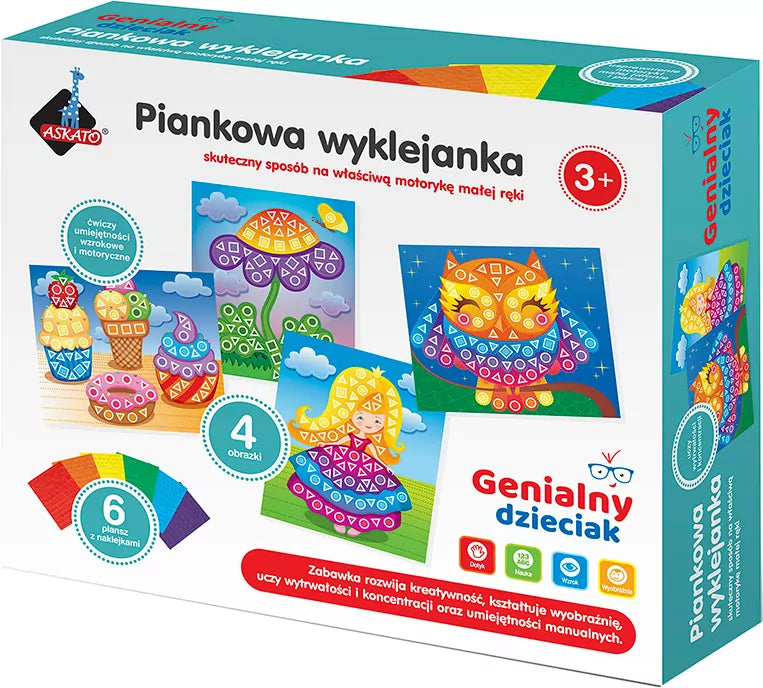Piankowa wyklejanka. Genialny Dzieciak