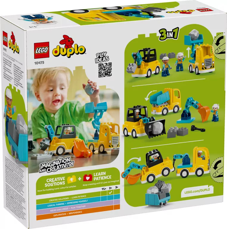 LEGO® Duplo.  Maszyny budowlane 3w1 10475