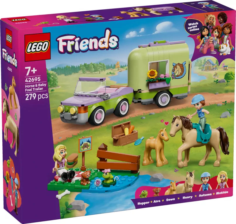 LEGO® Friends. Przyczepa z koniem 42695