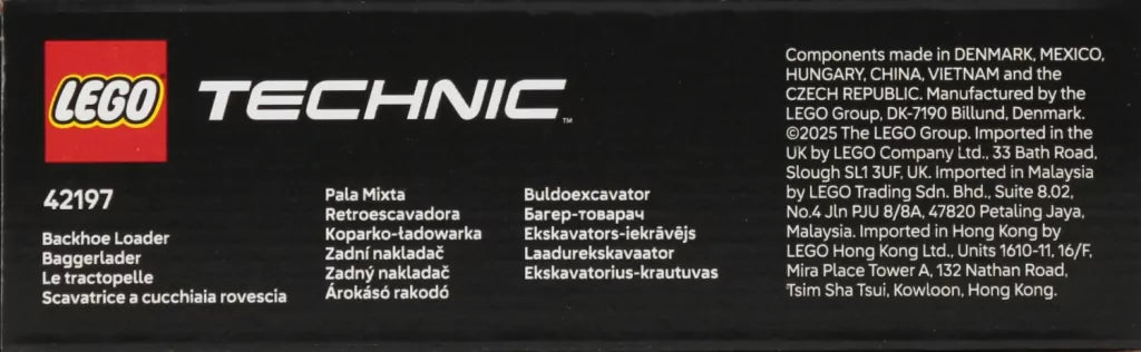 LEGO® Technic. Koparko-ładowarka. 42197